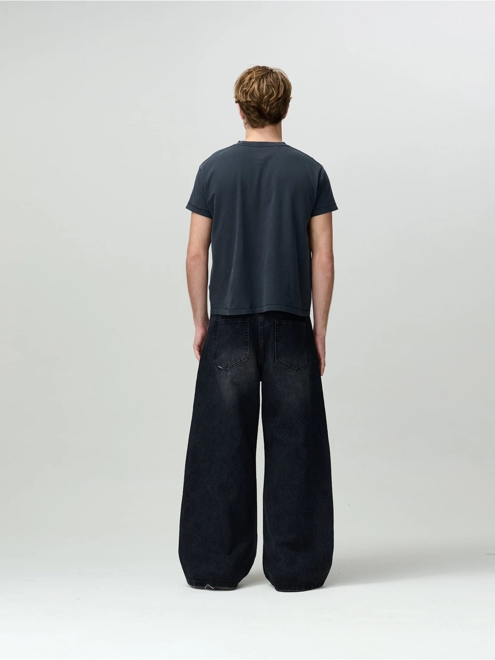 Bareline Baggy Wide Leg Jeans